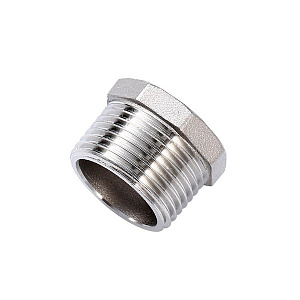 Втулка шестигранная нержавеющая (футорка) ASME B16.11